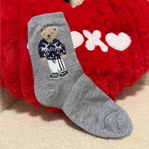 Gray Bear Sock